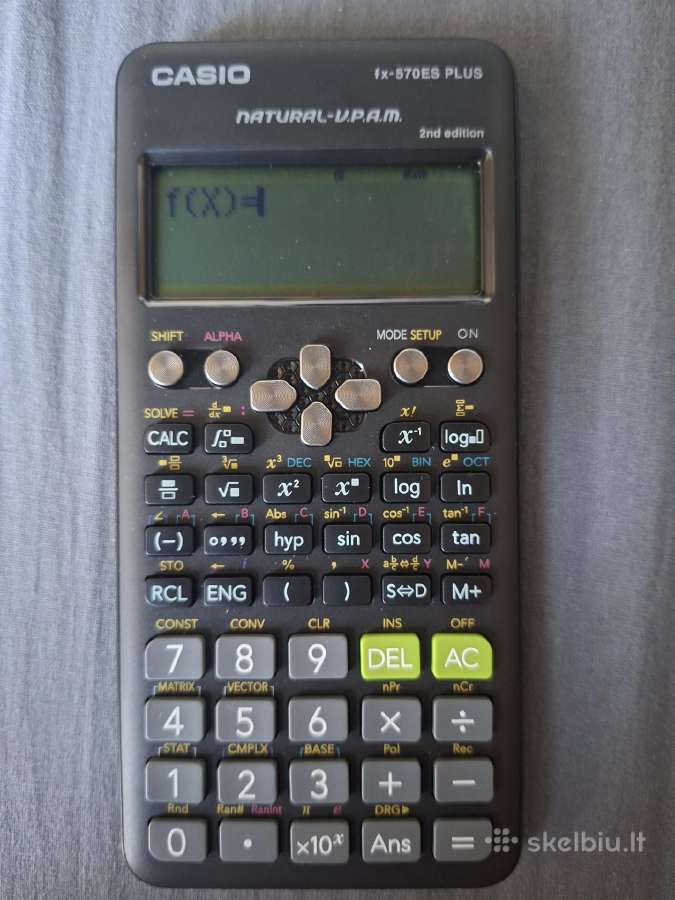 Fx-570es Plus 2nd Edition Skaičiuotuvas - nuotraukos Nr. 5