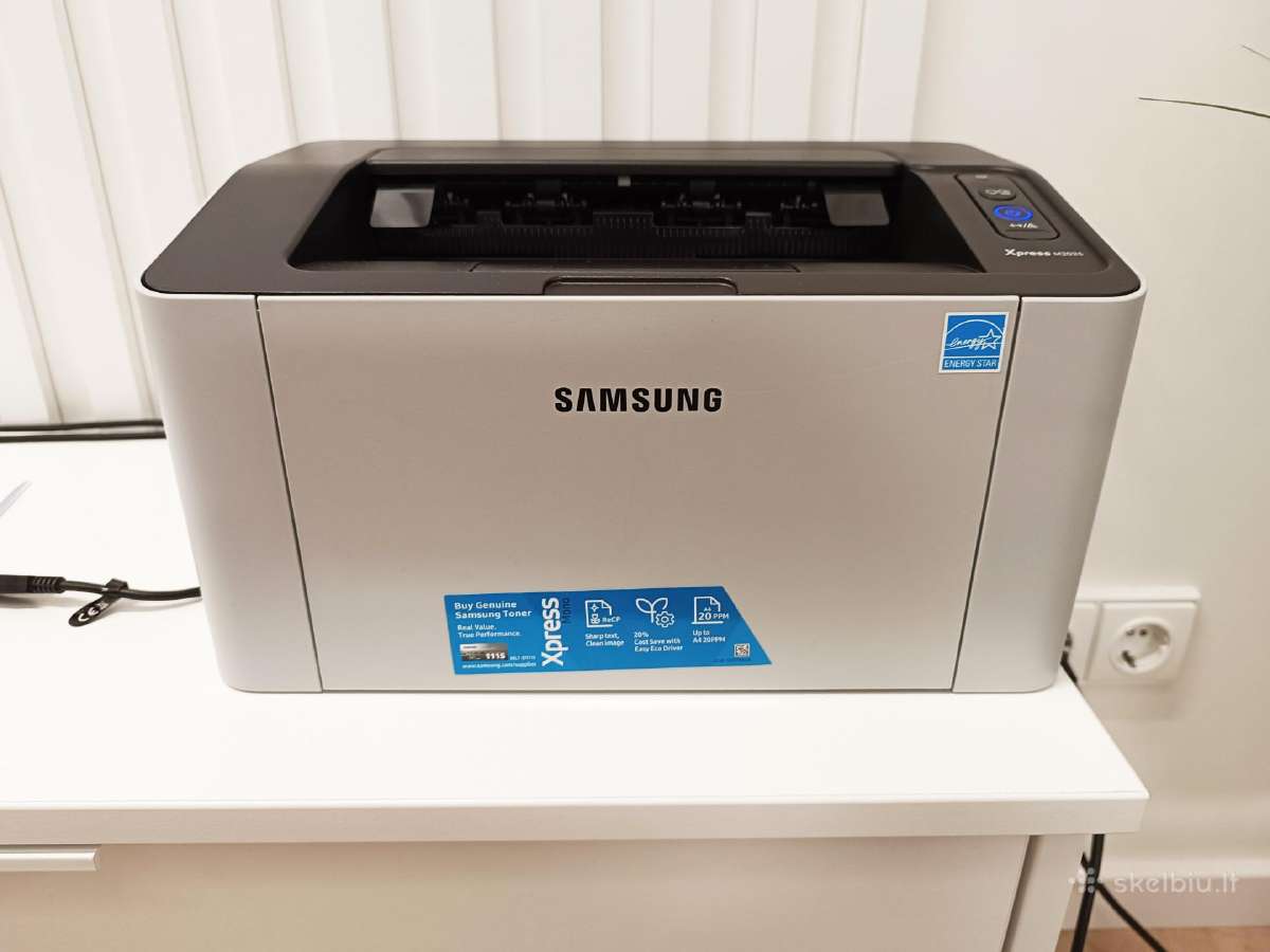 Samsung Xpress M2026 su originaliu pilnu toneriu.