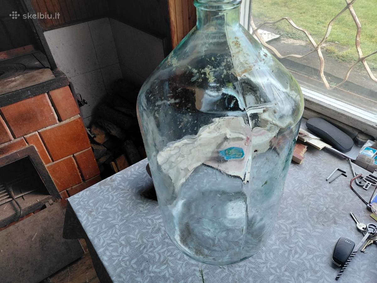 20ltr stiklainis tinka vynui