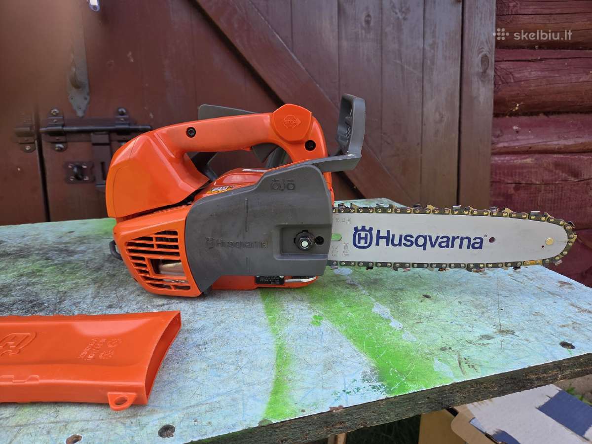 Naujas benzininis pjūklas Husqvarna - nuotraukos Nr. 3