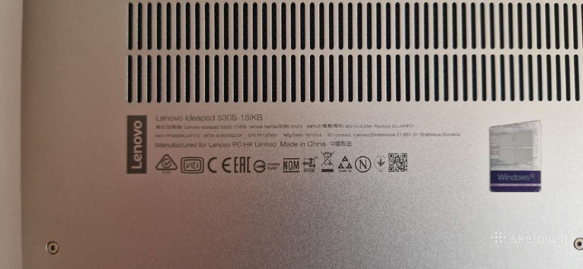 Lenovo 530s-15ikb - nuotraukos Nr. 6