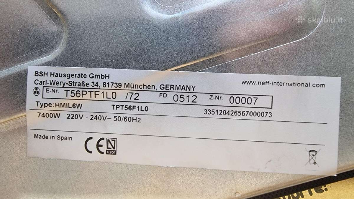 Nauja Neff B6ach7ag3+ Garantija - nuotraukos Nr. 19