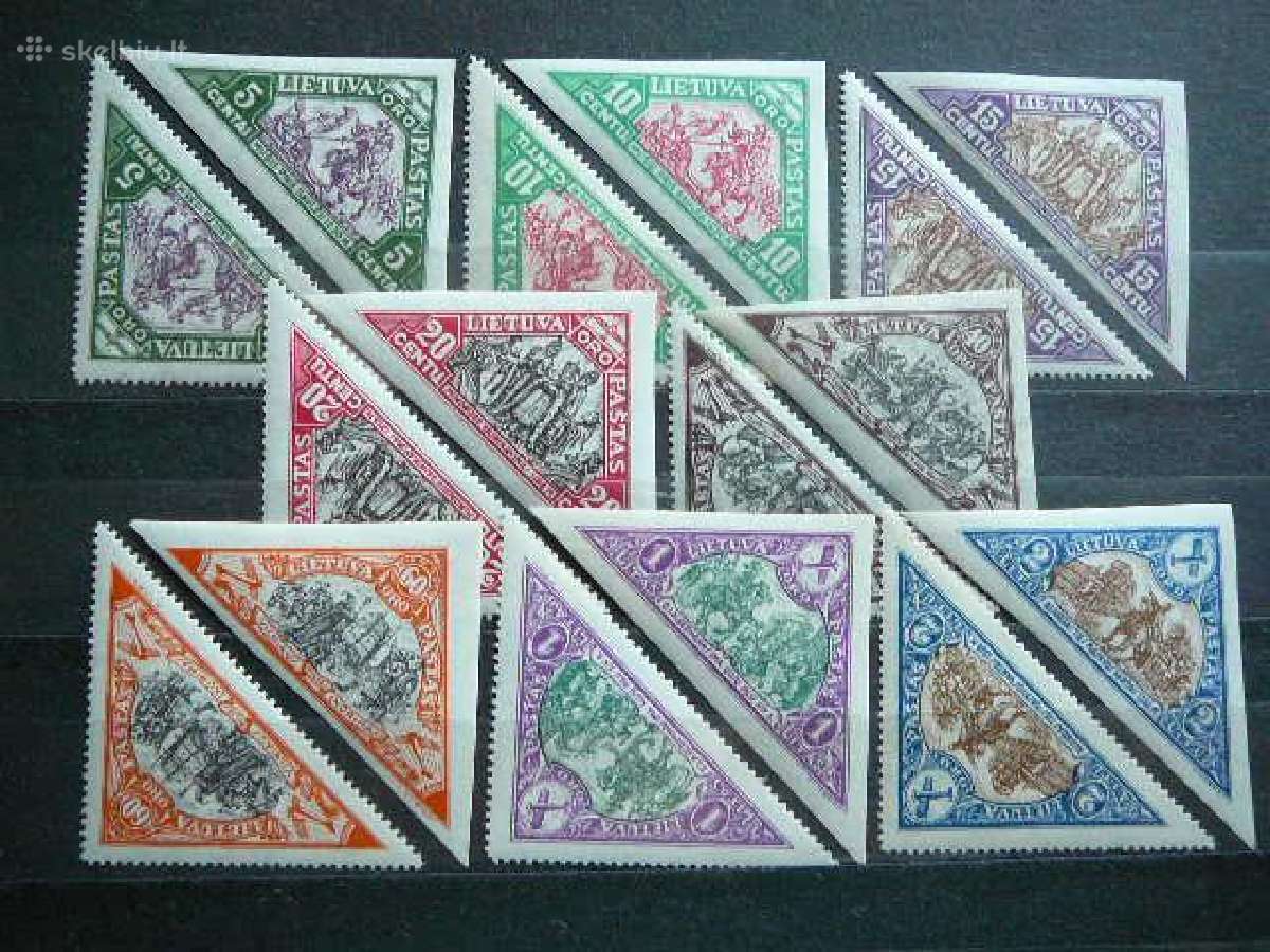 Lietuva 1932 Septyndieniai Mnh lit340/7a/b