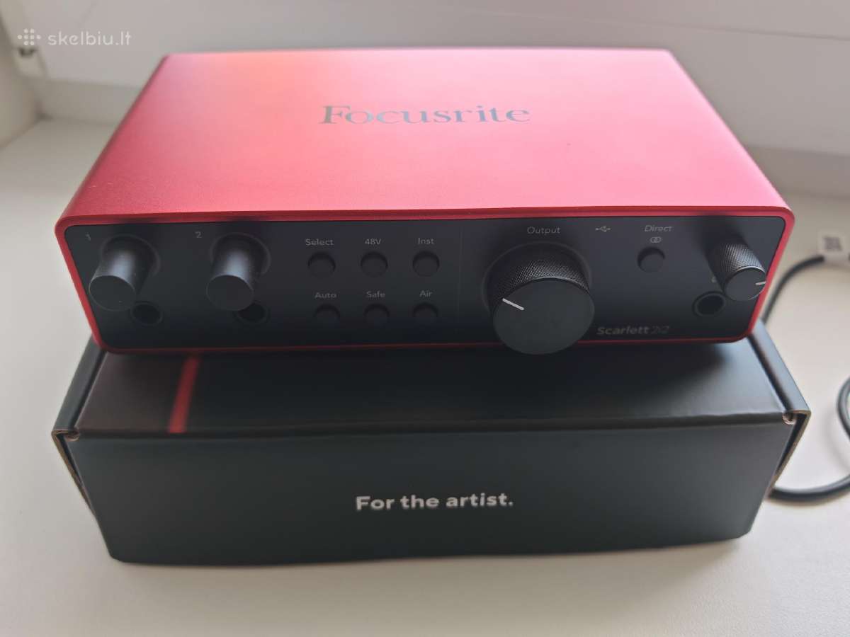 Garso plokštė Focusrite Scarlett 2i2 4th Gen