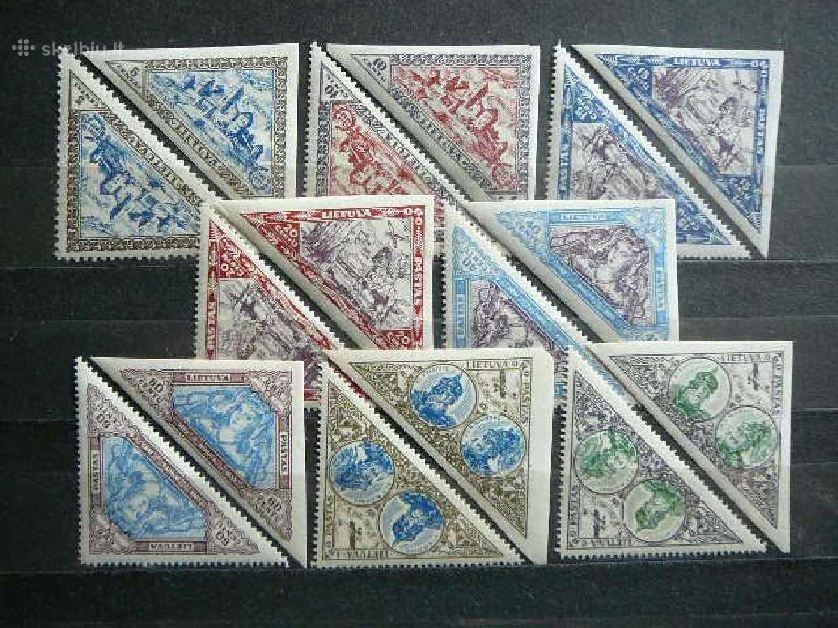 Lietuva 1933 Septyndieniai Mnh lit348/5a/b