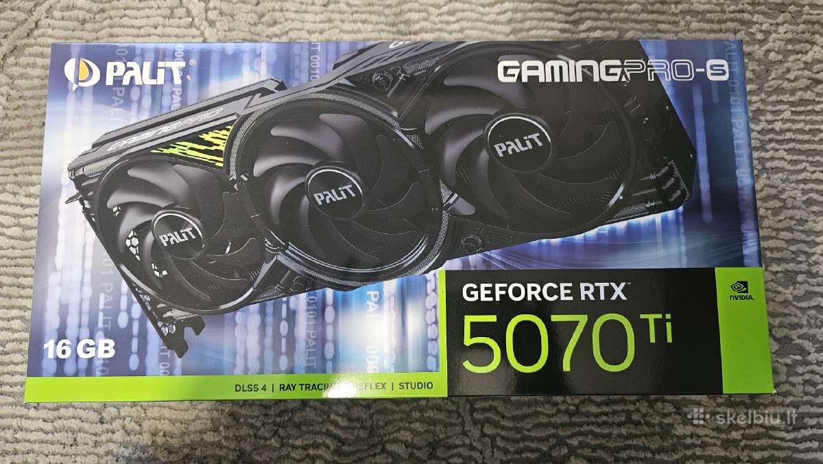 Nauja Palit Rtx 5070 ti 16g