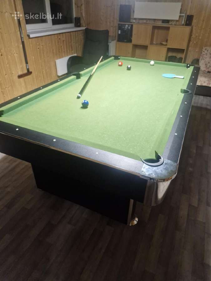 Biliardo pool stalas 240x134 cm