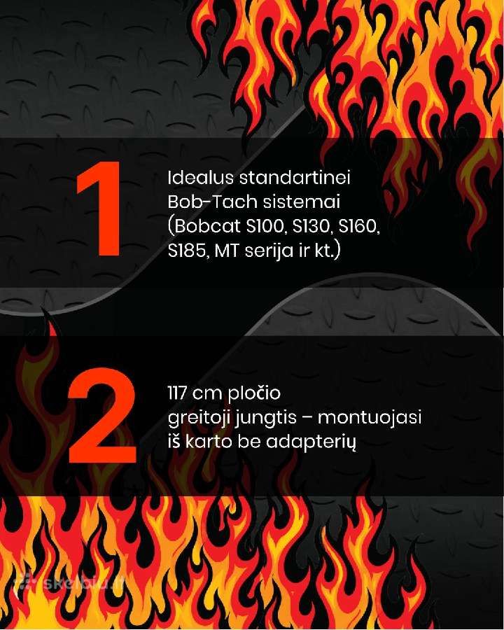 Bobcat S70 – kasimas, planiravimas ir griovimas - nuotraukos Nr. 16