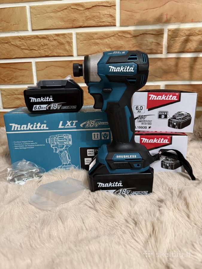 Makita Dtd173z Impactas + 18v 6 ah Baterija(nauja) - nuotraukos Nr. 2