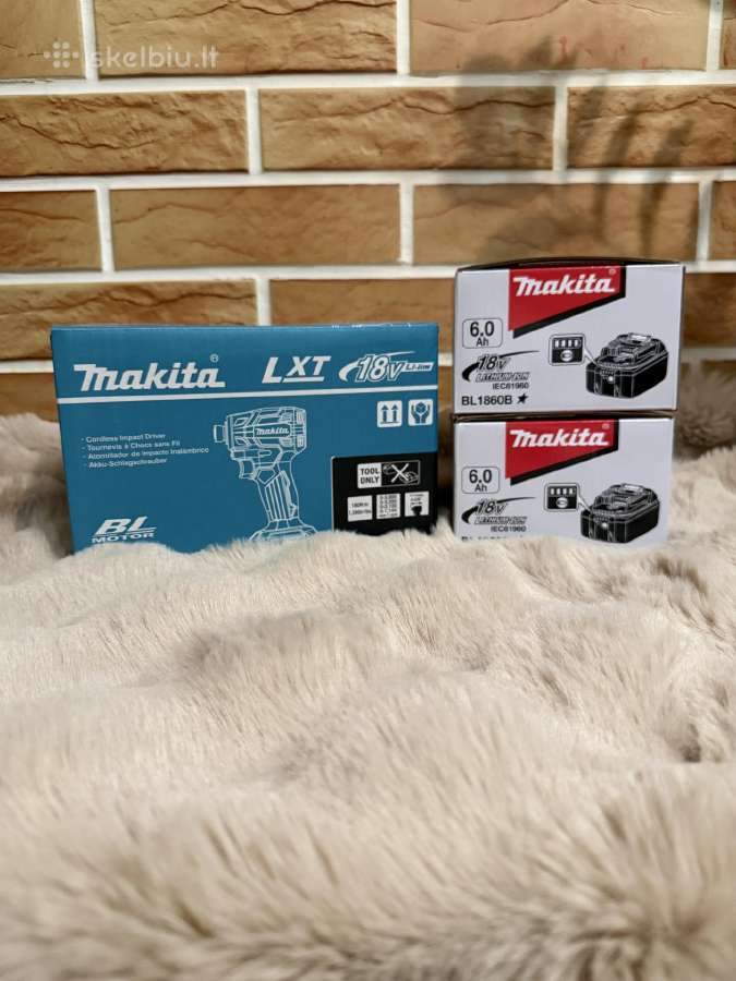 Makita Dtd173z Impactas + 18v 6 ah Baterija(nauja) - nuotraukos Nr. 5