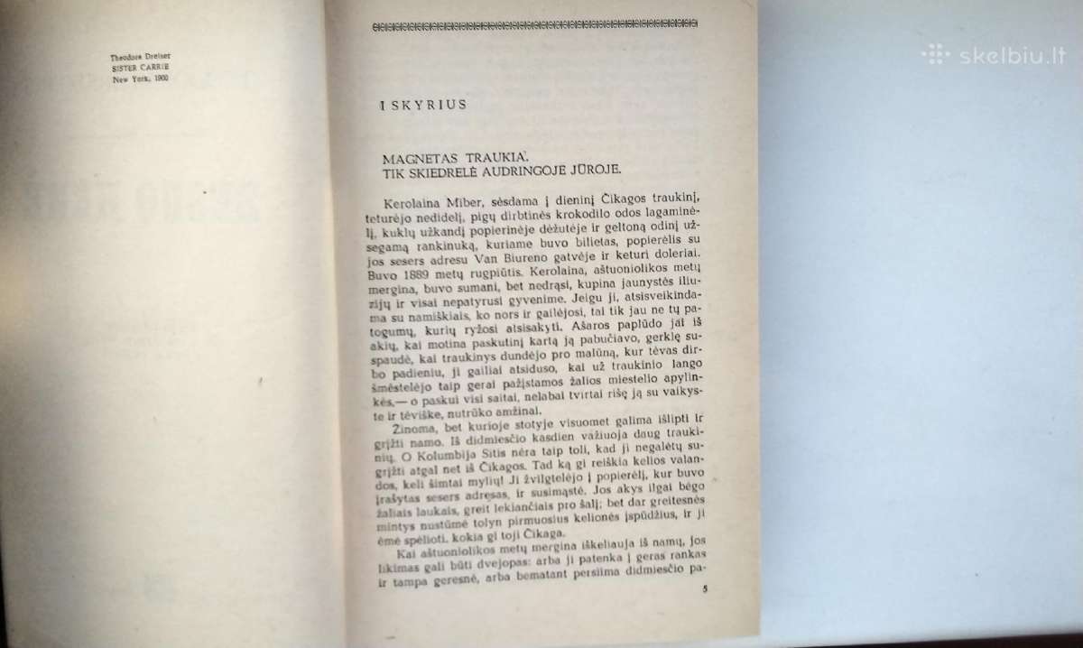 T. Dreizeris, Sesuo Kerė. 1973 m. leid. - nuotraukos Nr. 3