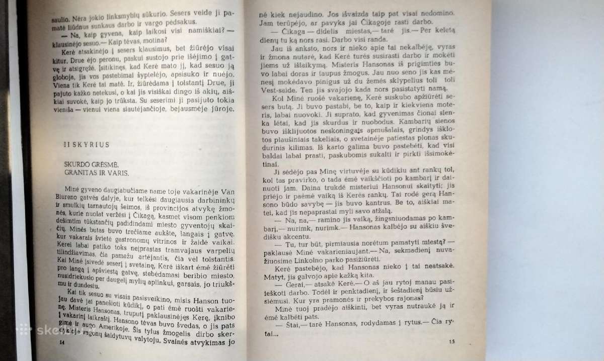T. Dreizeris, Sesuo Kerė. 1973 m. leid. - nuotraukos Nr. 5