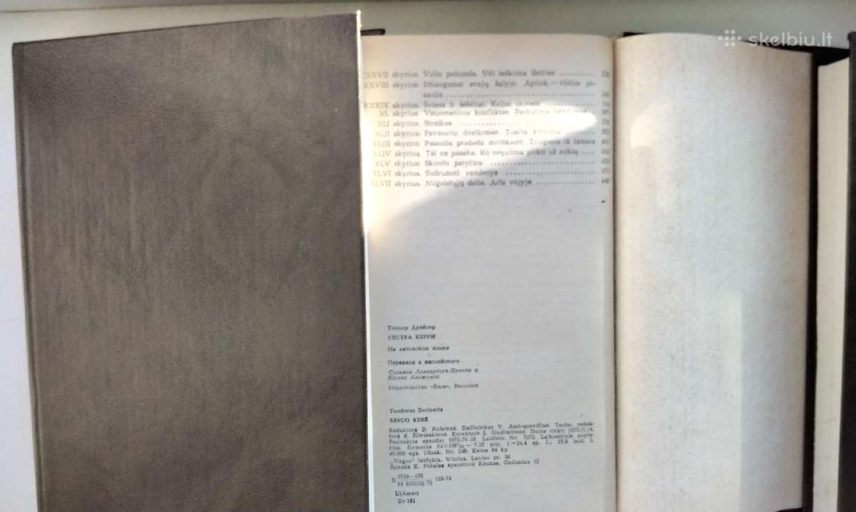 T. Dreizeris, Sesuo Kerė. 1973 m. leid. - nuotraukos Nr. 11