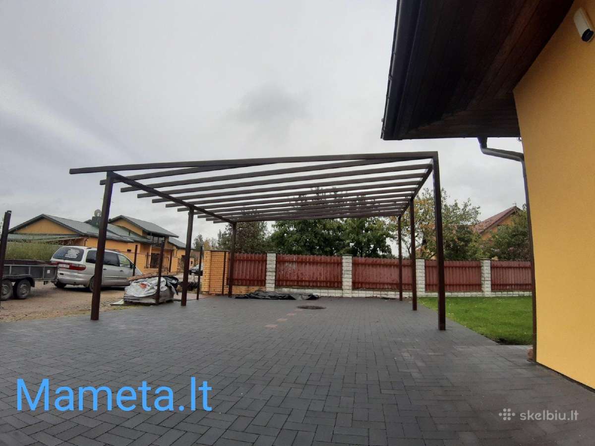 Metalinės konstrukcijo,stoginės,laiptai, turėklai - nuotraukos Nr. 8