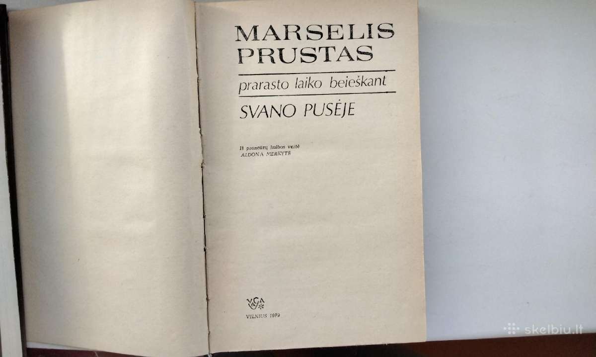 M. Prustas. Prarasto laiko beieškant. Svano pu - nuotraukos Nr. 2