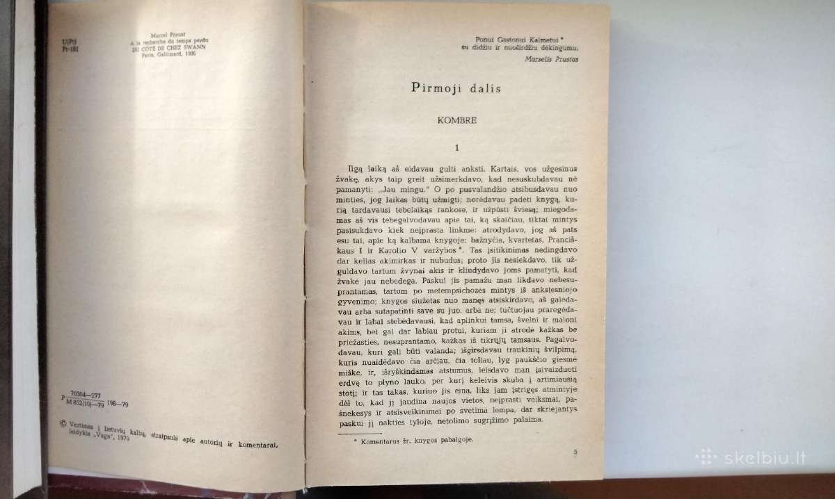 M. Prustas. Prarasto laiko beieškant. Svano pu - nuotraukos Nr. 3