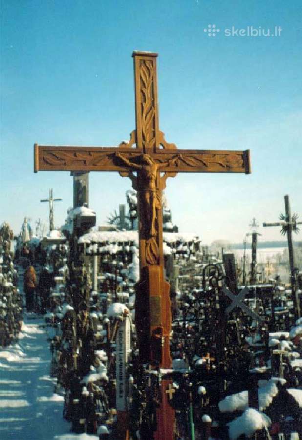 Skulptūros iš medžio, kryžiai, lauko dekoracijos - nuotraukos Nr. 13