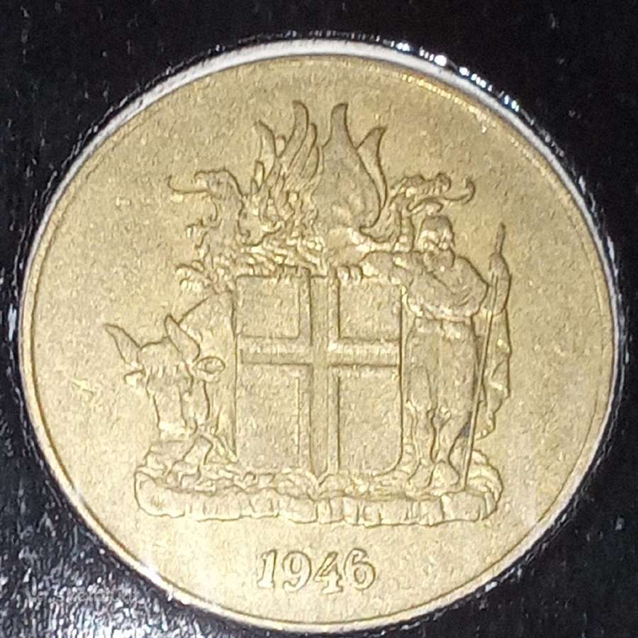 Islandija 1 krona 1946