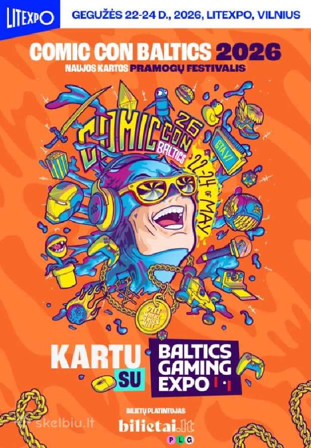 Parduodu šeštadienio komik kono bilieta 2026