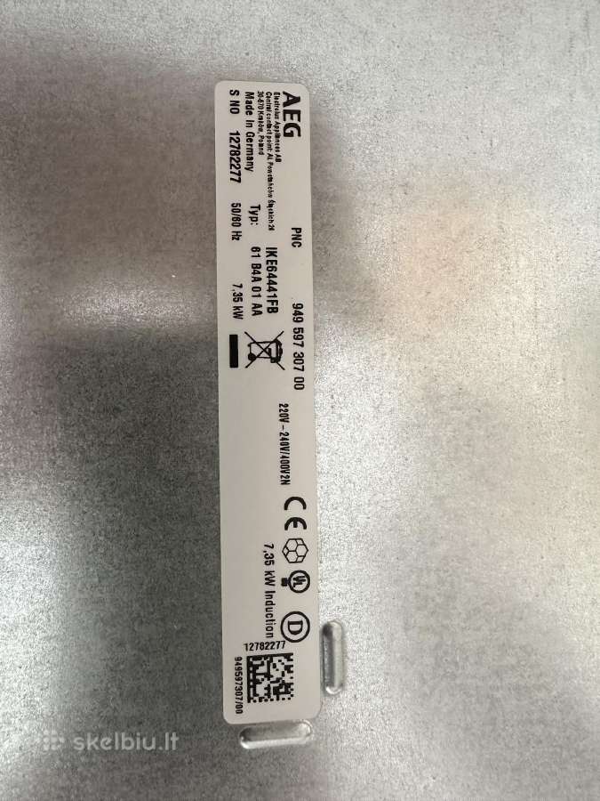 Aeg Ike64441fb (Indukcinė kaitlentė) Dužęs stiklas