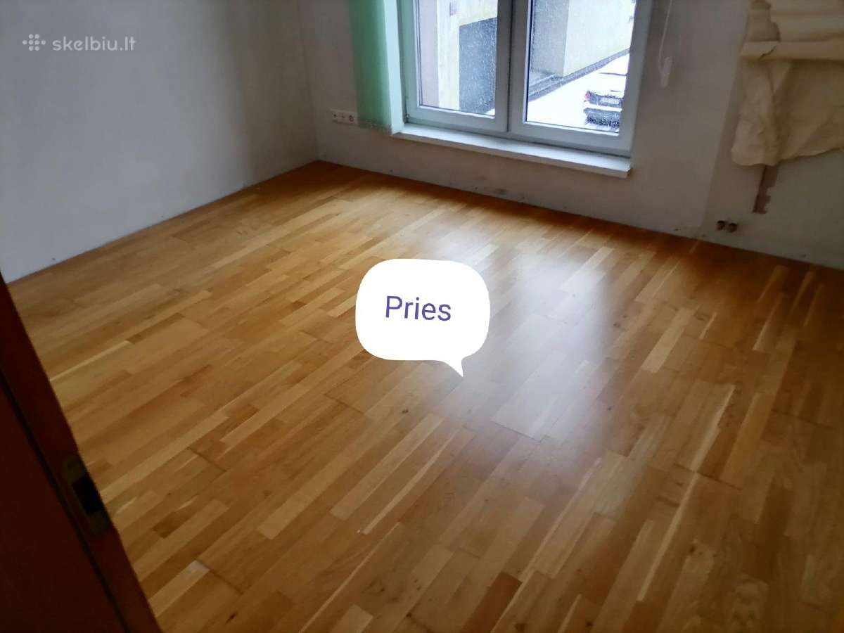 Parketo šlifavimas ir laiptų restauravimas - nuotraukos Nr. 14