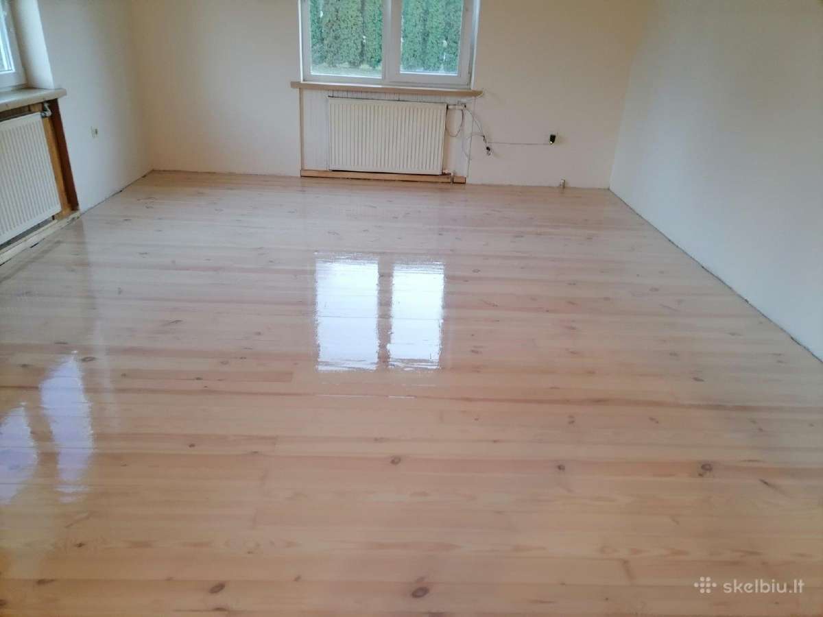 Parketo šlifavimas ir laiptų restauravimas - nuotraukos Nr. 16