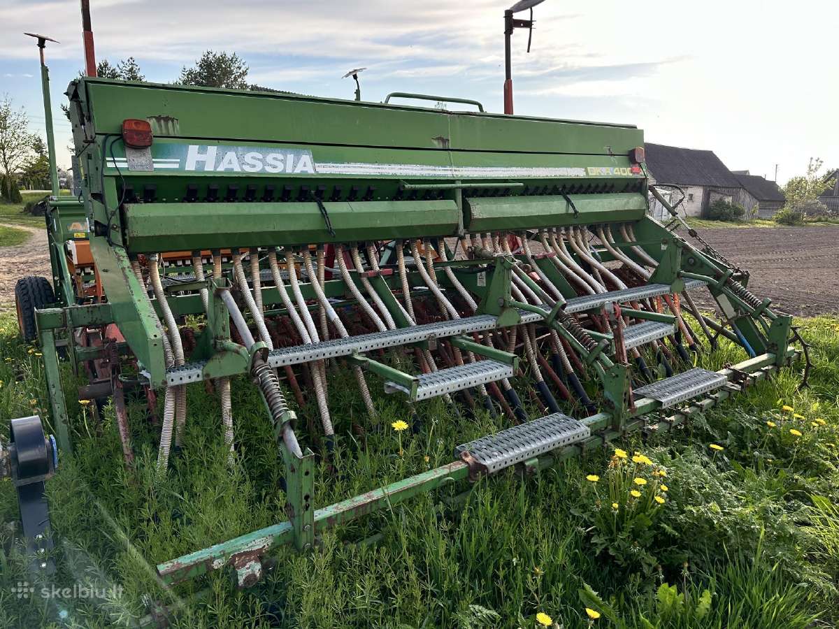 4 m. Noraginė sėjamoji Hassia su žemės įdirbimu - nuotraukos Nr. 6
