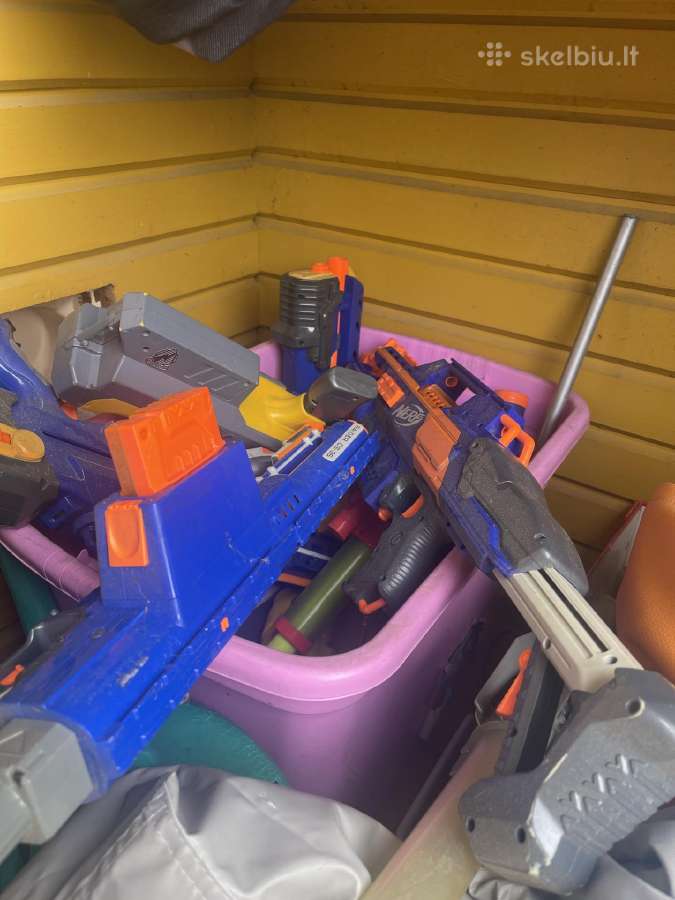 Vaikiski šautuvai Nerf ir kiti