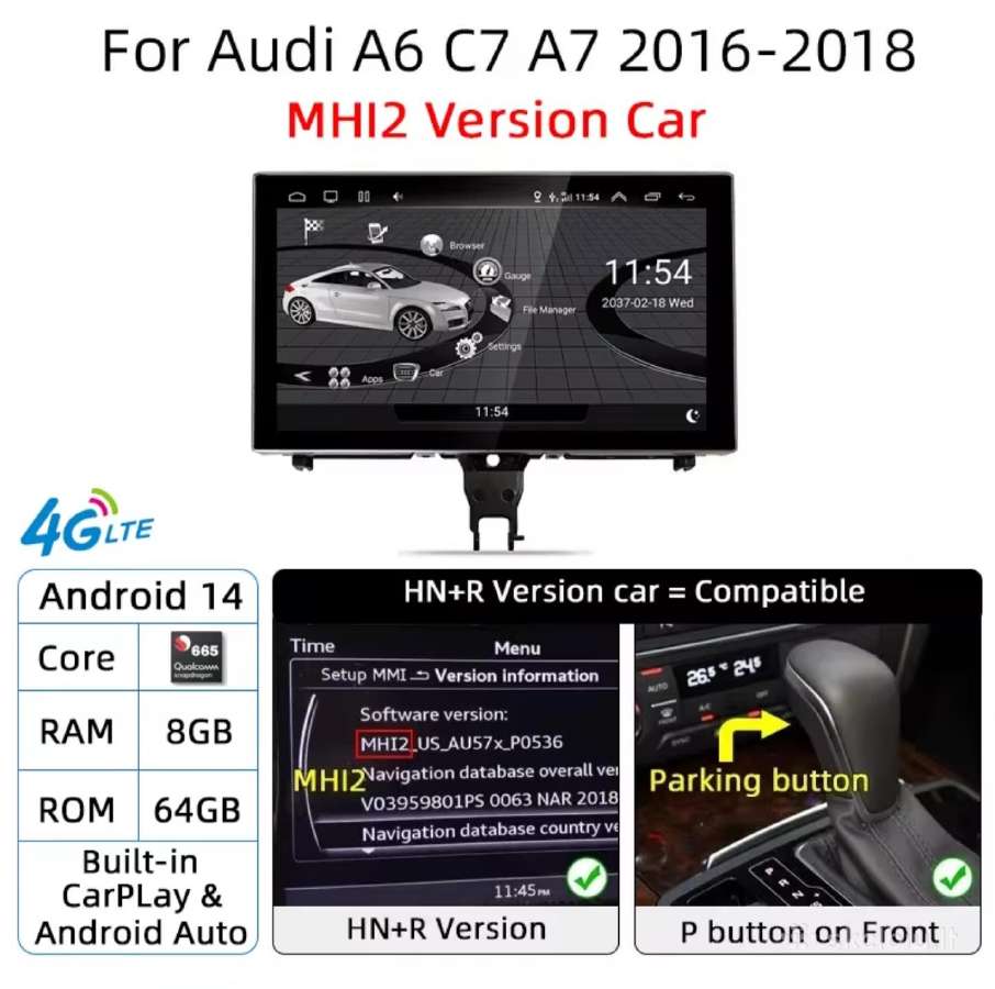 Parduodu audi a6 c7 android multimedia
