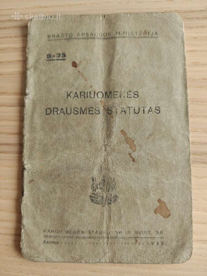 Kariuomenės drausmės statutas 1935
