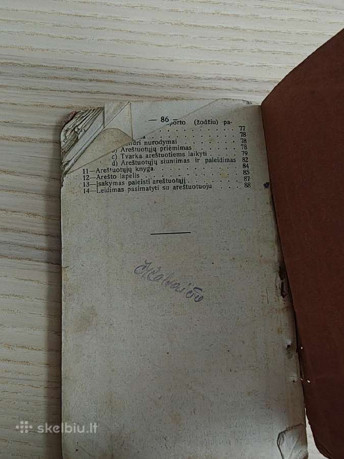 Vidaus tarnybos statutas 1931 - nuotraukos Nr. 4