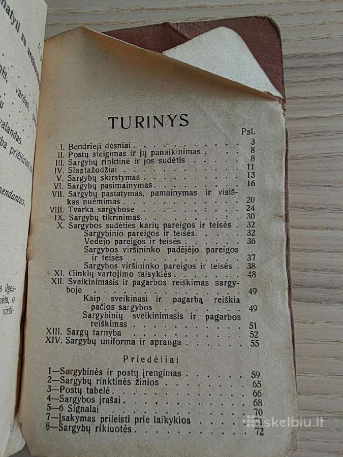 Vidaus tarnybos statutas 1931 - nuotraukos Nr. 5