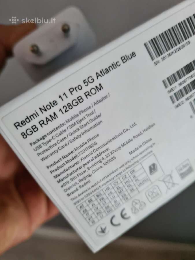 Xiaomi Redmi note 11 Pro 5G 8/128 GB - nuotraukos Nr. 8