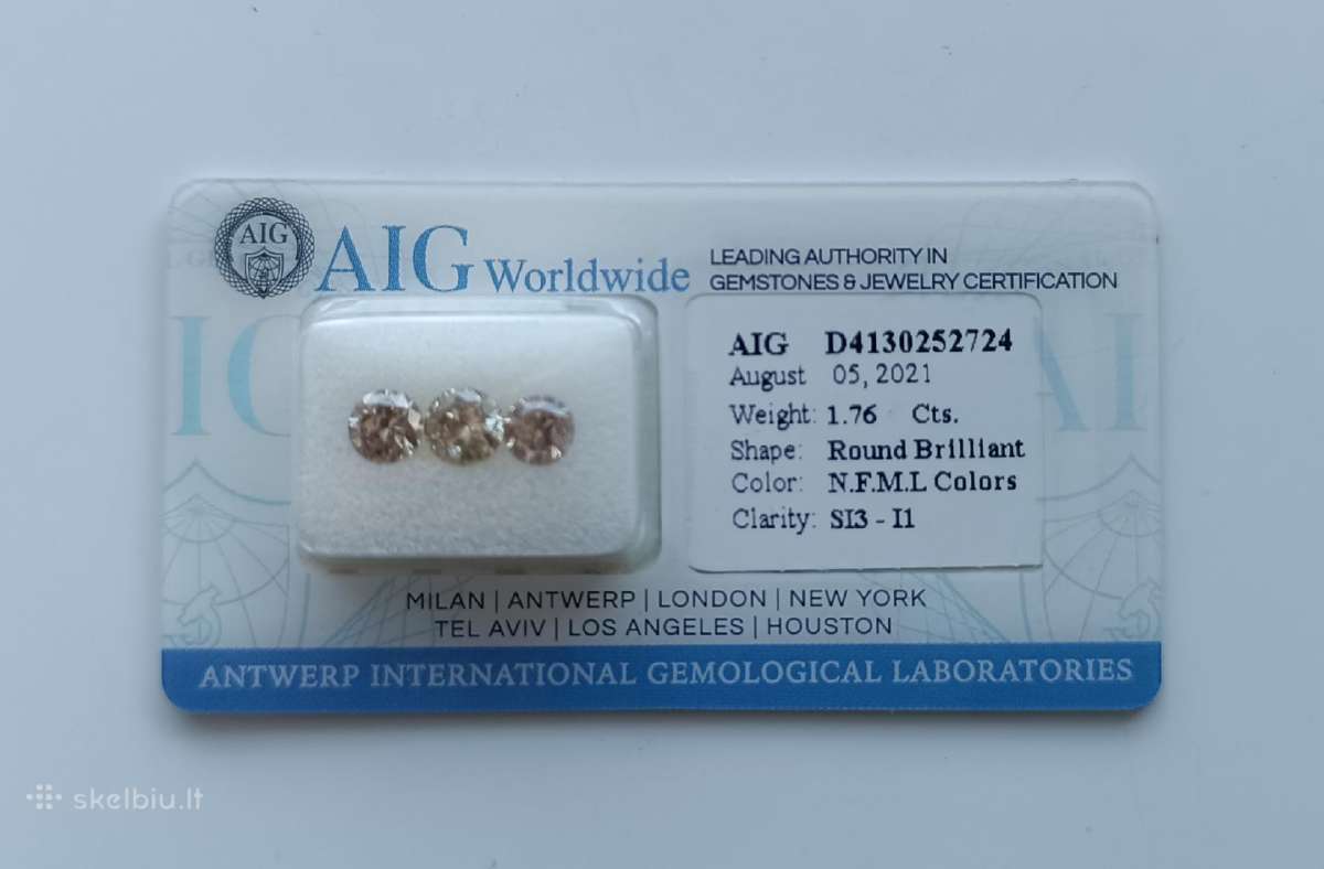 Natūralūs Briliantai 1.76 ct - nuotraukos Nr. 12