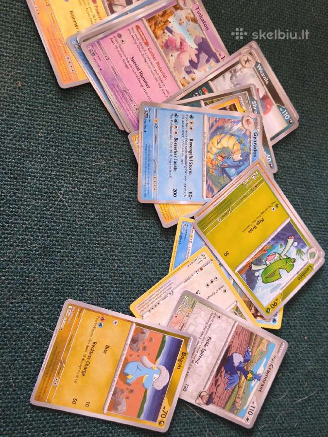 Pokemon kortelės - nuotraukos Nr. 3