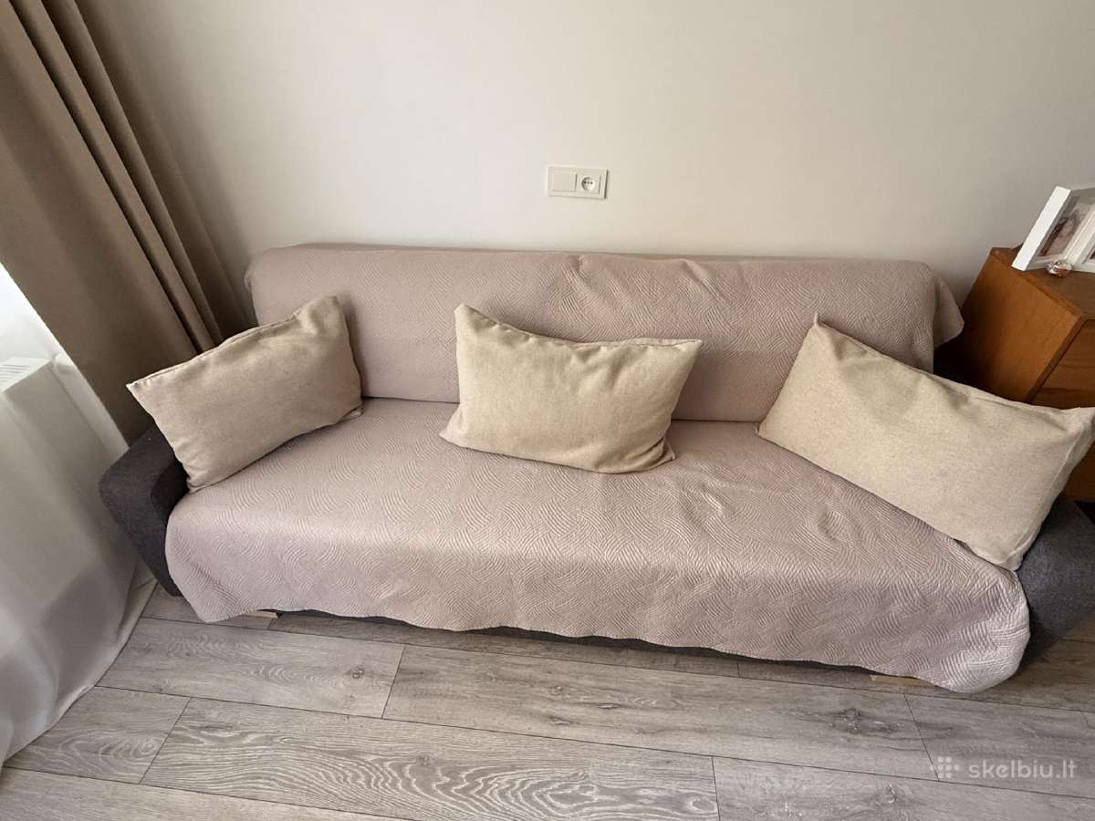 Sofa-lova su patalynės dėže - nuotraukos Nr. 2