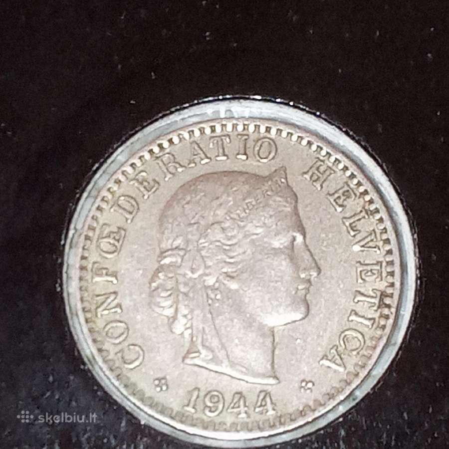 Šveicarija 20 rapenų 1944