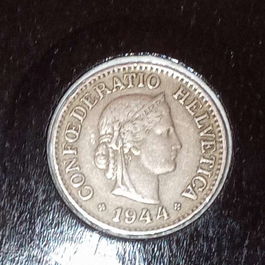Šveicarija 10 rapenų 1944