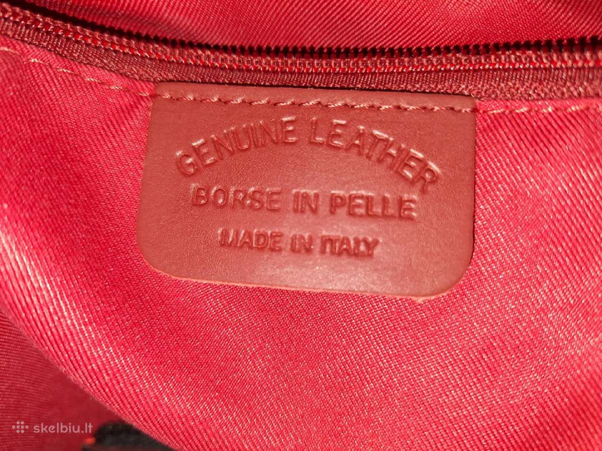 Genuine Leather odinis rankinukas - nuotraukos Nr. 3