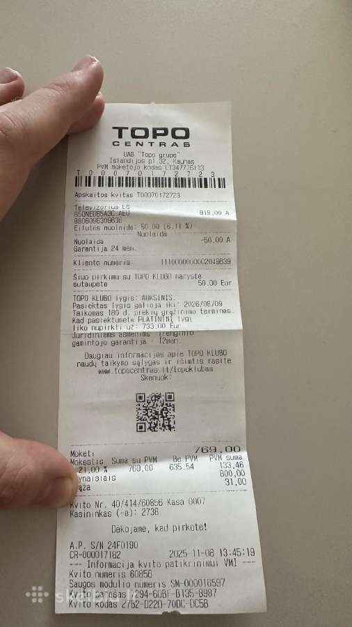 LG 65qned85a3c Miniled 2025/09 - nuotraukos Nr. 6