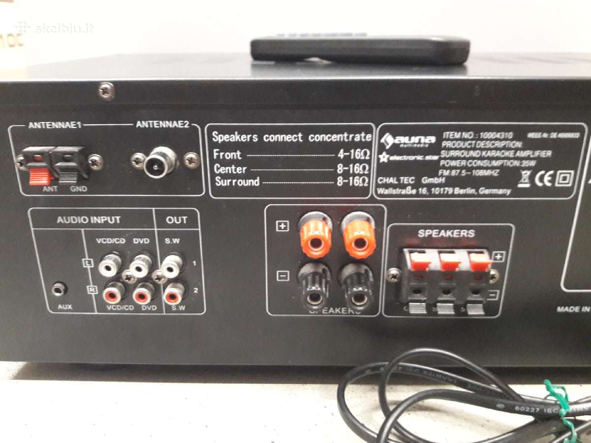 Auna Amp-218-b - nuotraukos Nr. 5