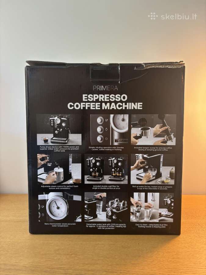 Primera espresso kavos aparatas - nuotraukos Nr. 5
