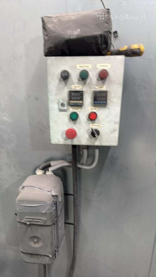Elektrinė miltelinio dažymo kamera 30kw - nuotraukos Nr. 5
