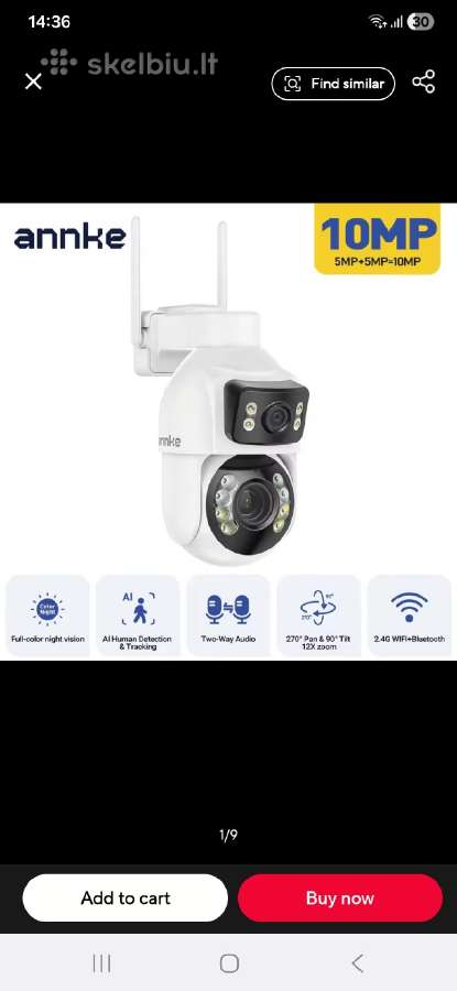 WiFi kamera 5G nauja