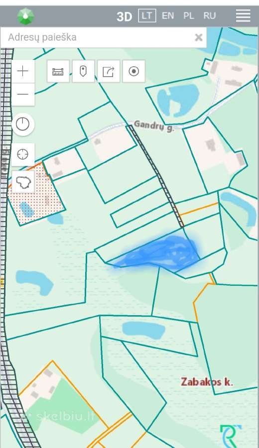Parduodu žemės ūkio sklypą 57a - nuotraukos Nr. 4