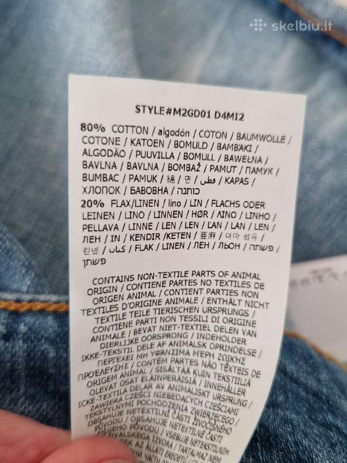 Guess lengvo plono džinso šortai vasarai. - nuotraukos Nr. 13