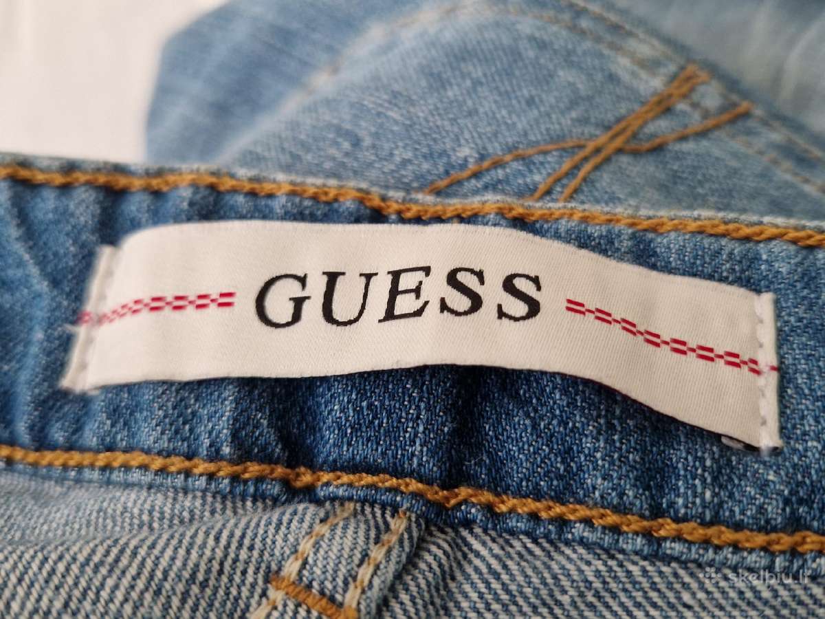 Guess lengvo plono džinso šortai vasarai. - nuotraukos Nr. 14
