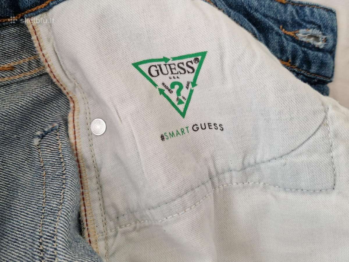 Guess lengvo plono džinso šortai vasarai. - nuotraukos Nr. 16