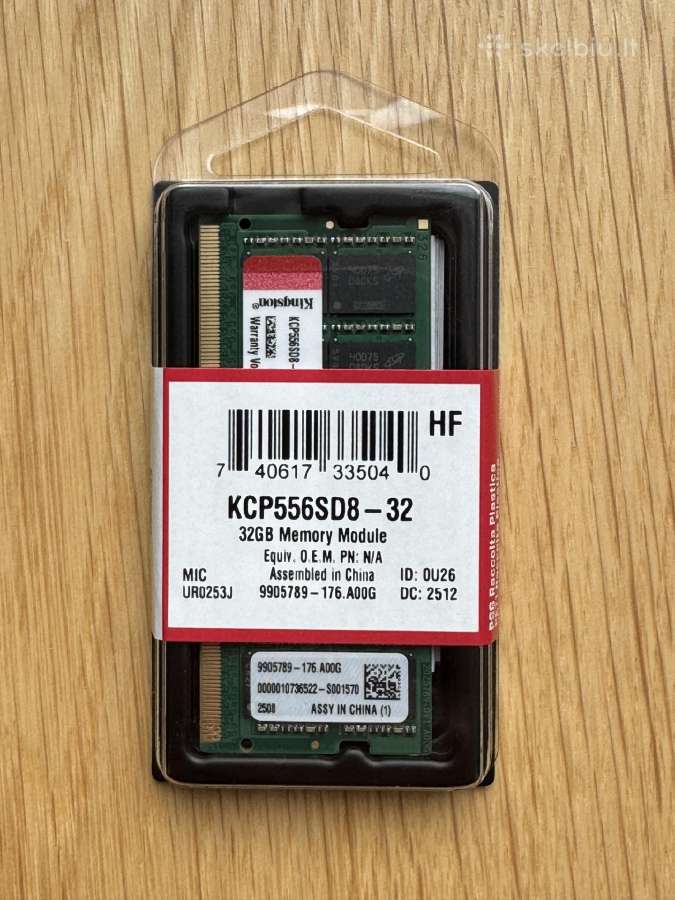 Kingston sodimm Ddr5 32 GB 5600 MHz