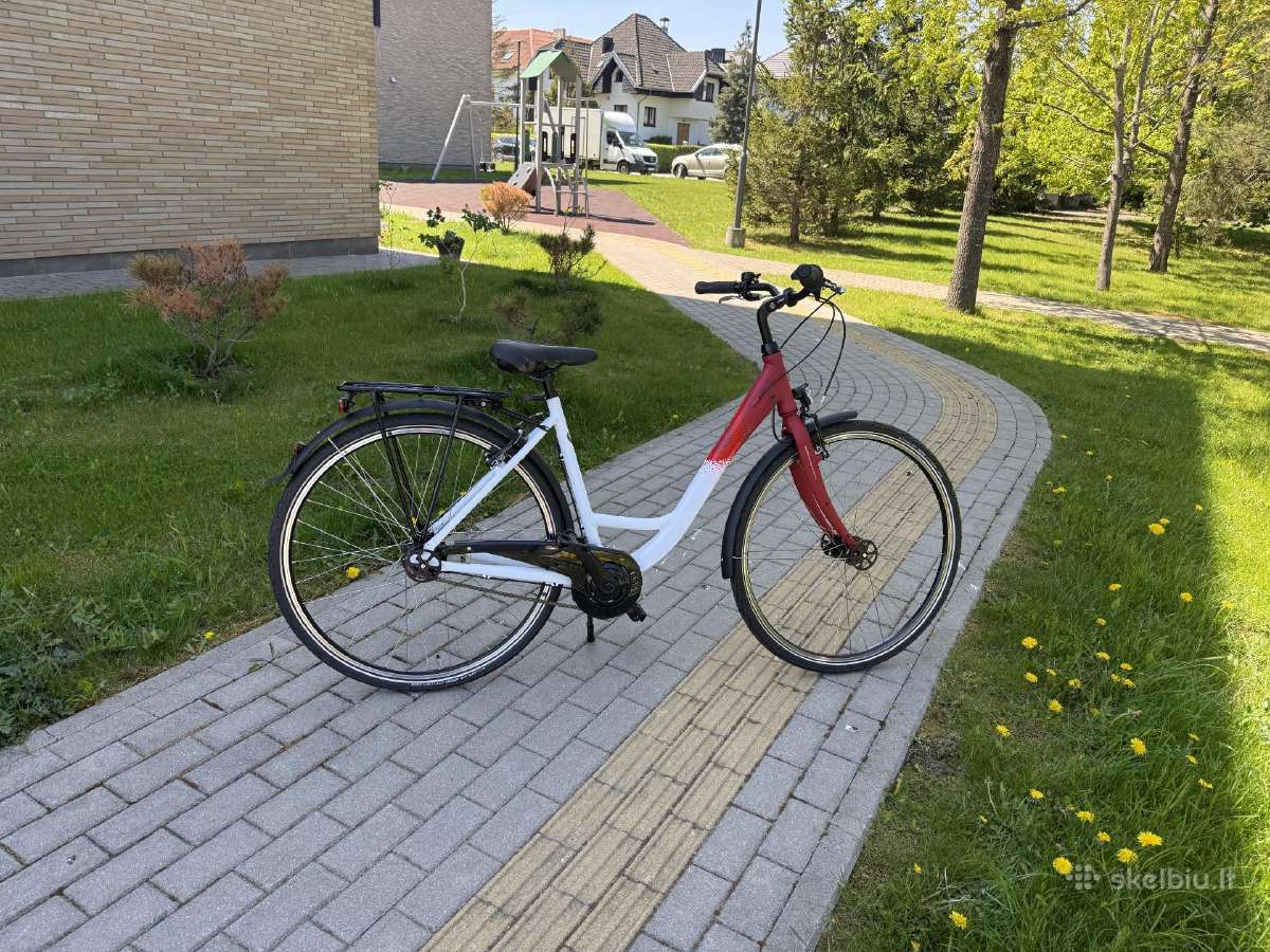 Visiškai naujas komfortiškas miesto dviratis